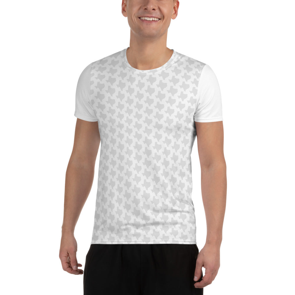 Texas - White/Grey - Men's Athletic T-Shirt
