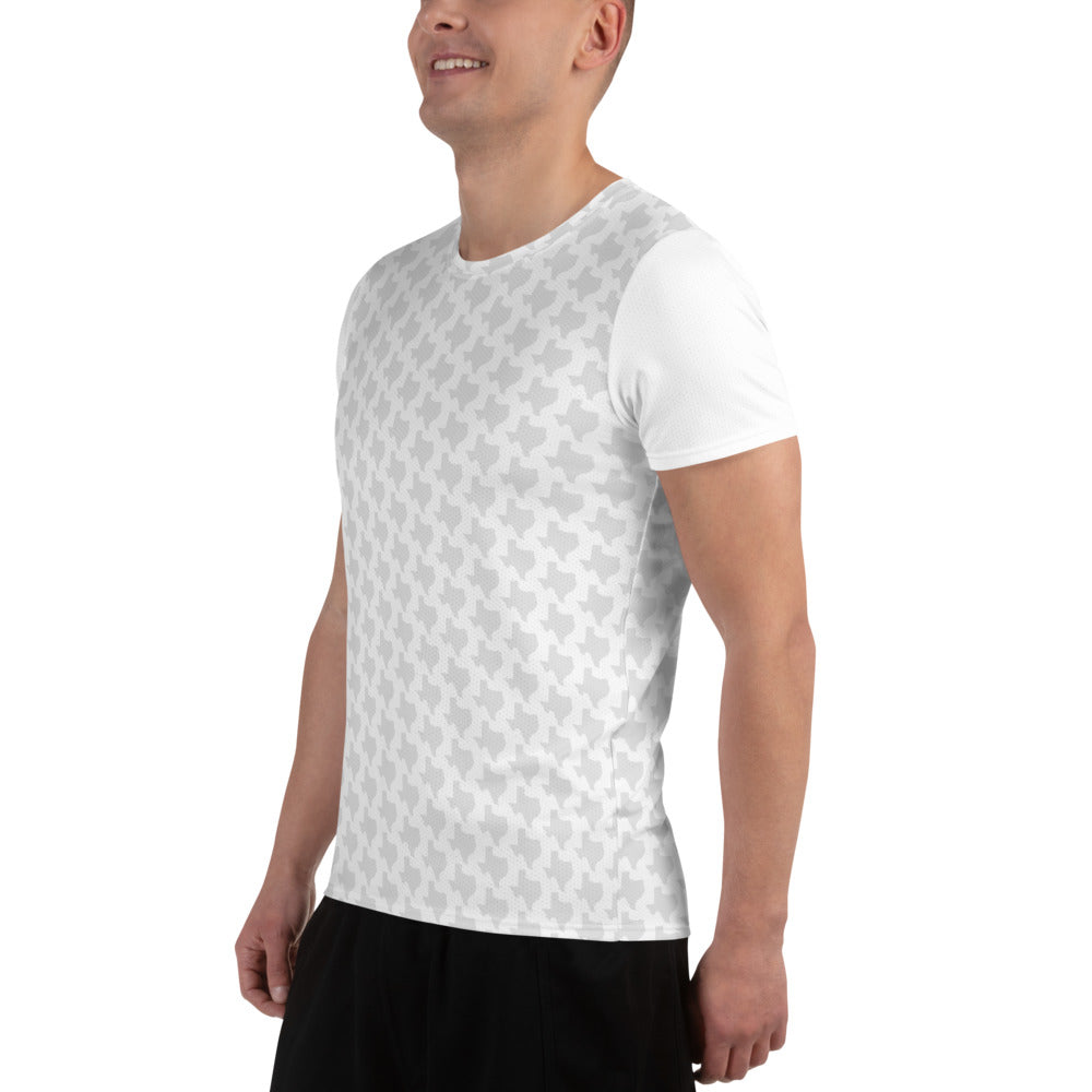 Texas - White/Grey - Men's Athletic T-Shirt