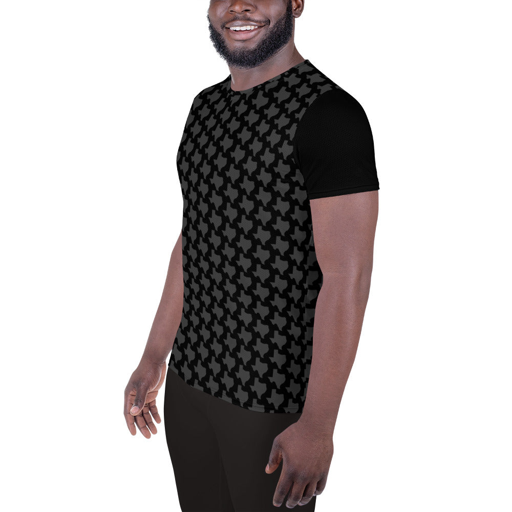 Texas - Black - Men's Athletic T-shirt