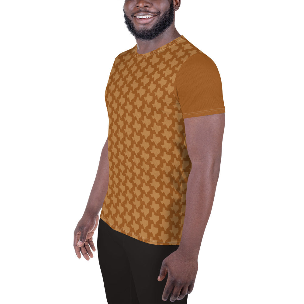 Texas - Burnt Orange - Men's Athletic T-Shirt
