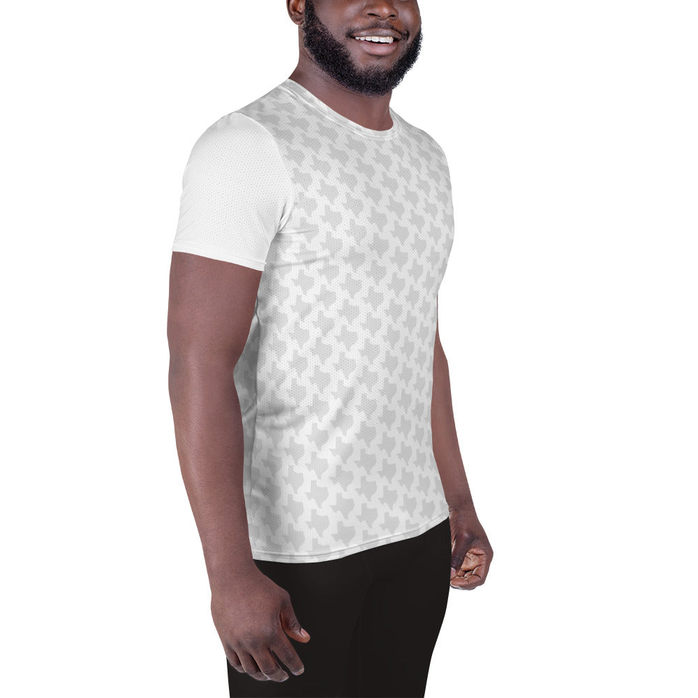 Texas - White/Grey - Men's Athletic T-Shirt