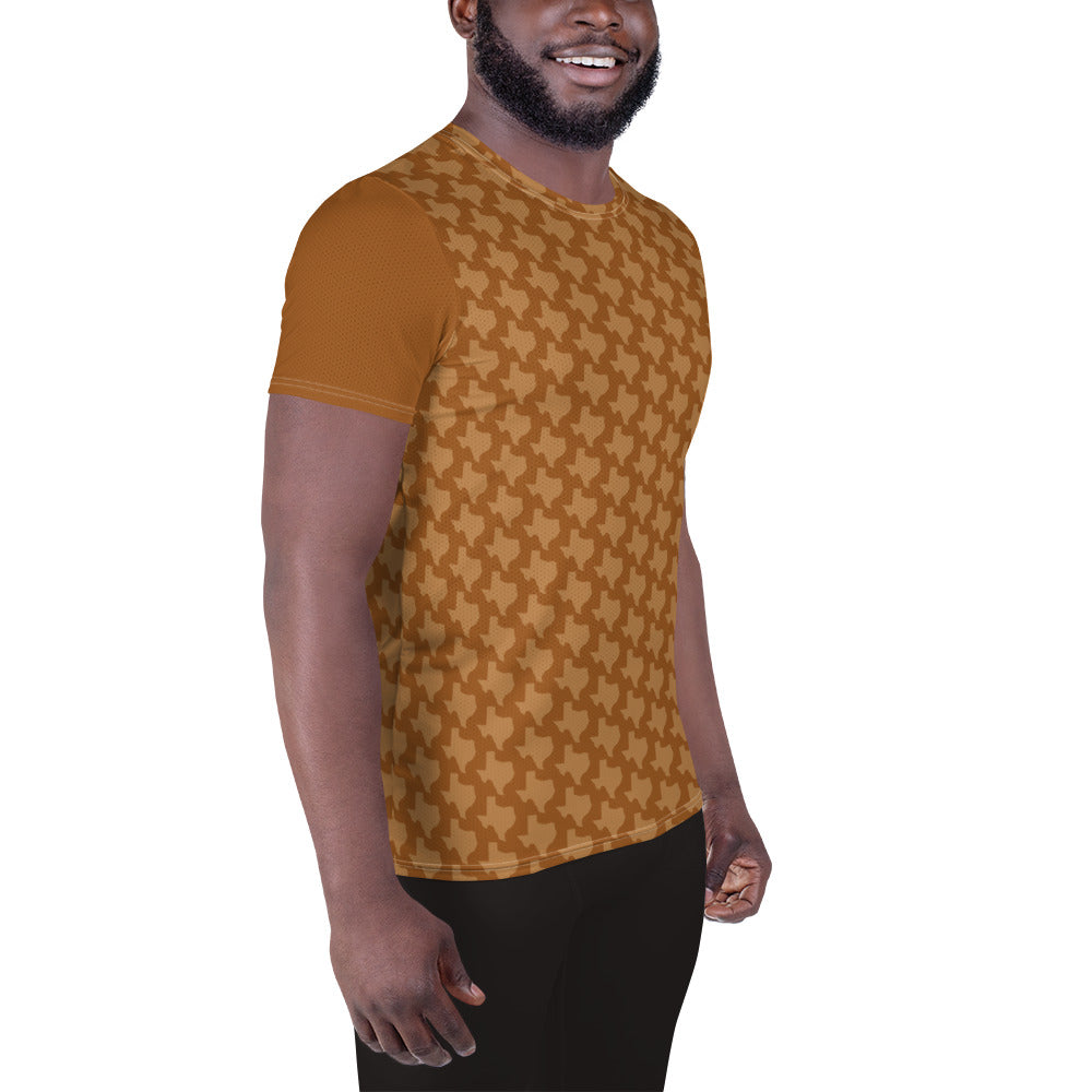 Texas - Burnt Orange - Men's Athletic T-Shirt