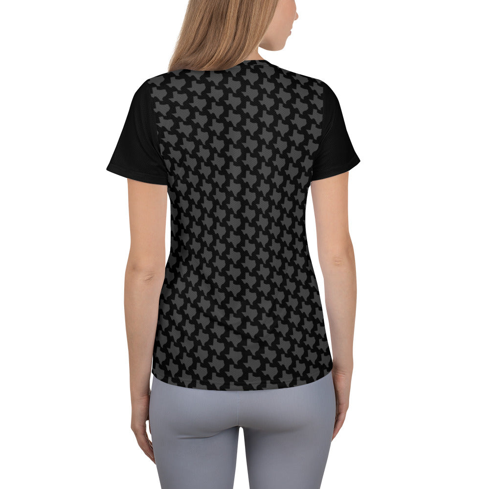 Texas - Black - Women's Athletic T-Shirt