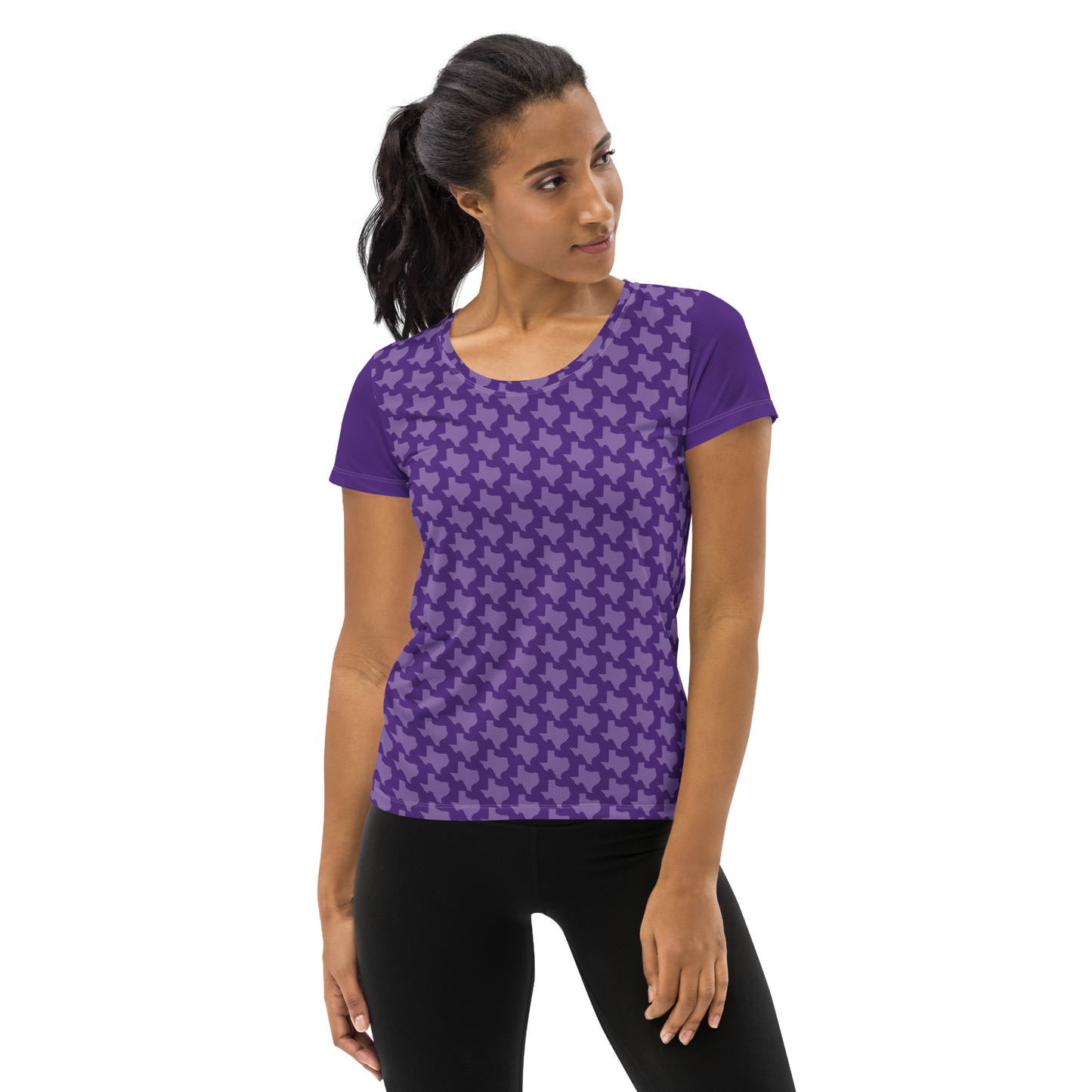 Texas - Purple - Women's Athletic T-shirt