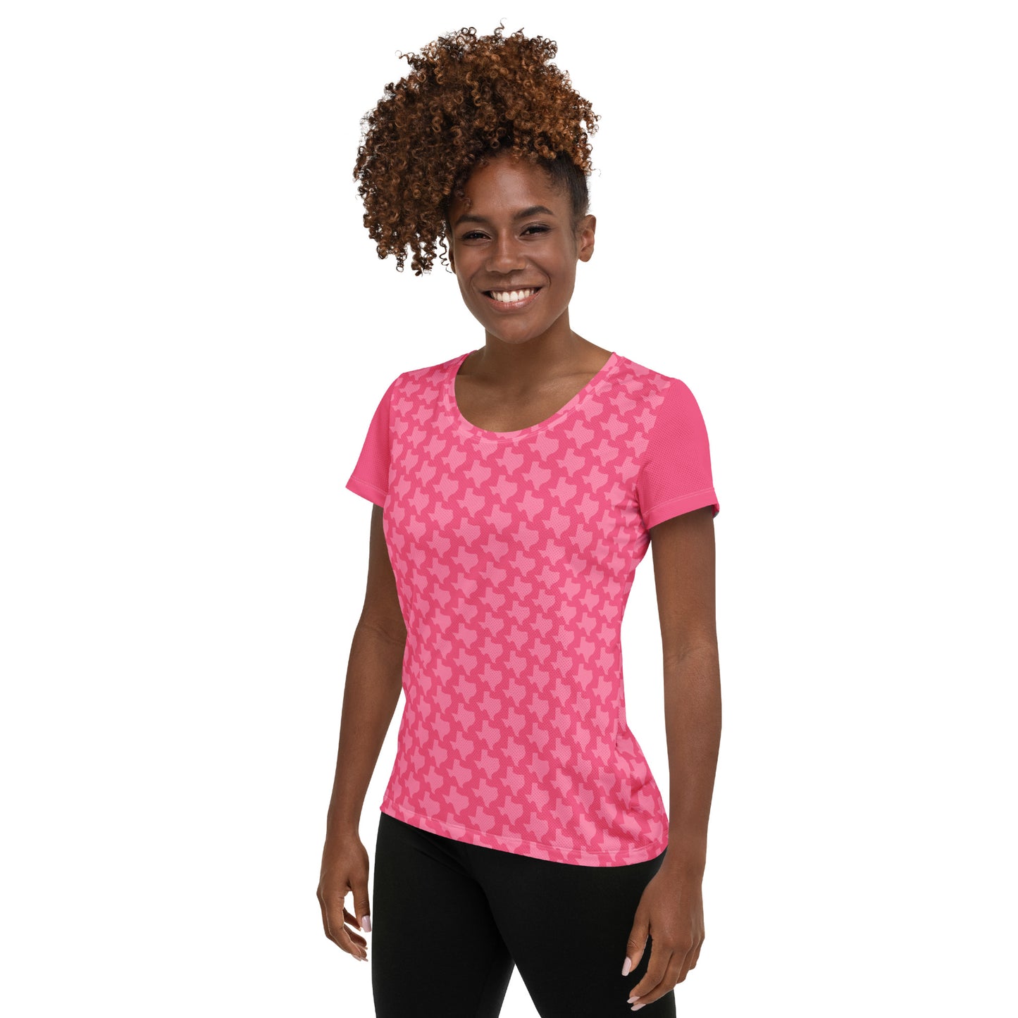 Texas - Pink - Women's Athletic T-Shirt