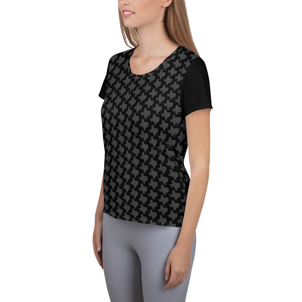 Texas - Black - Women's Athletic T-Shirt