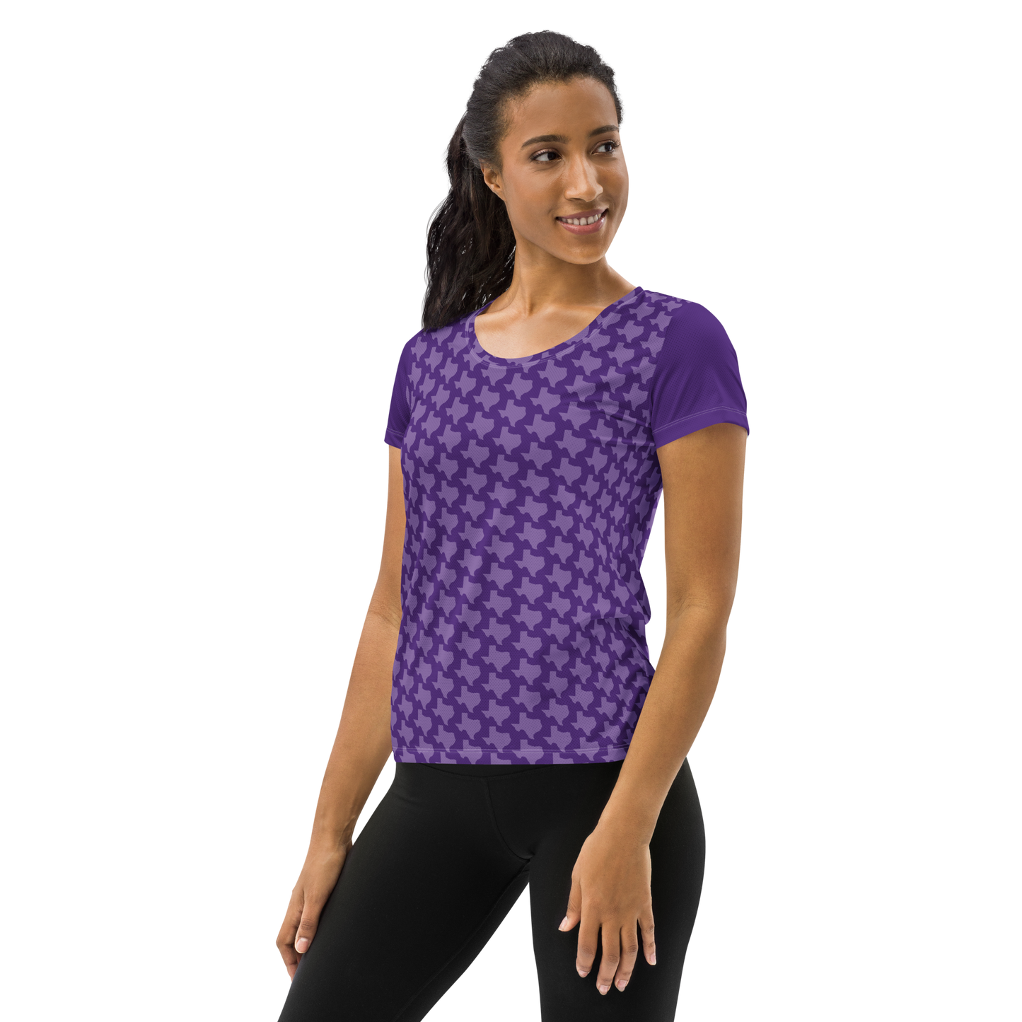 Texas - Purple - Women's Athletic T-shirt