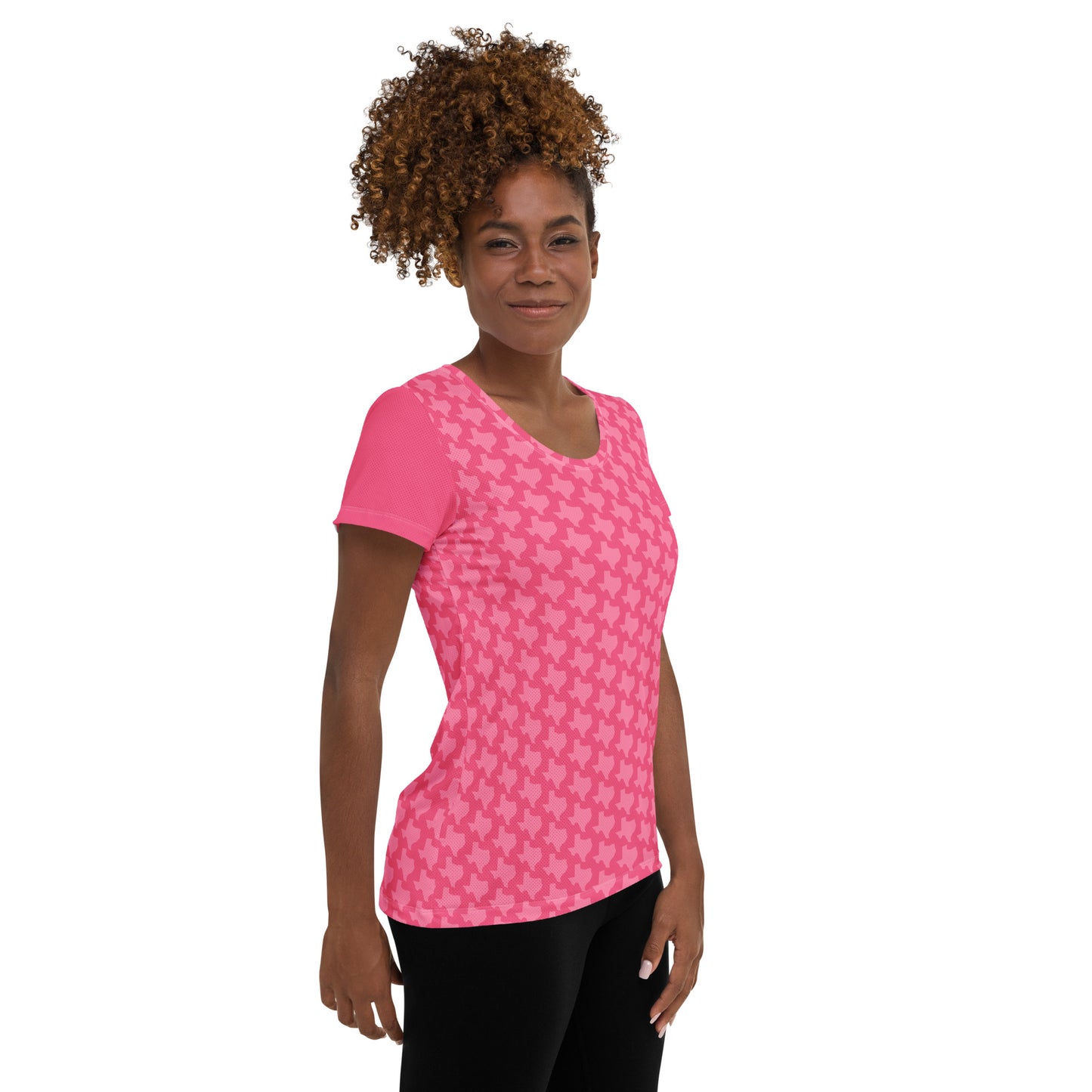 Texas - Pink - Women's Athletic T-Shirt