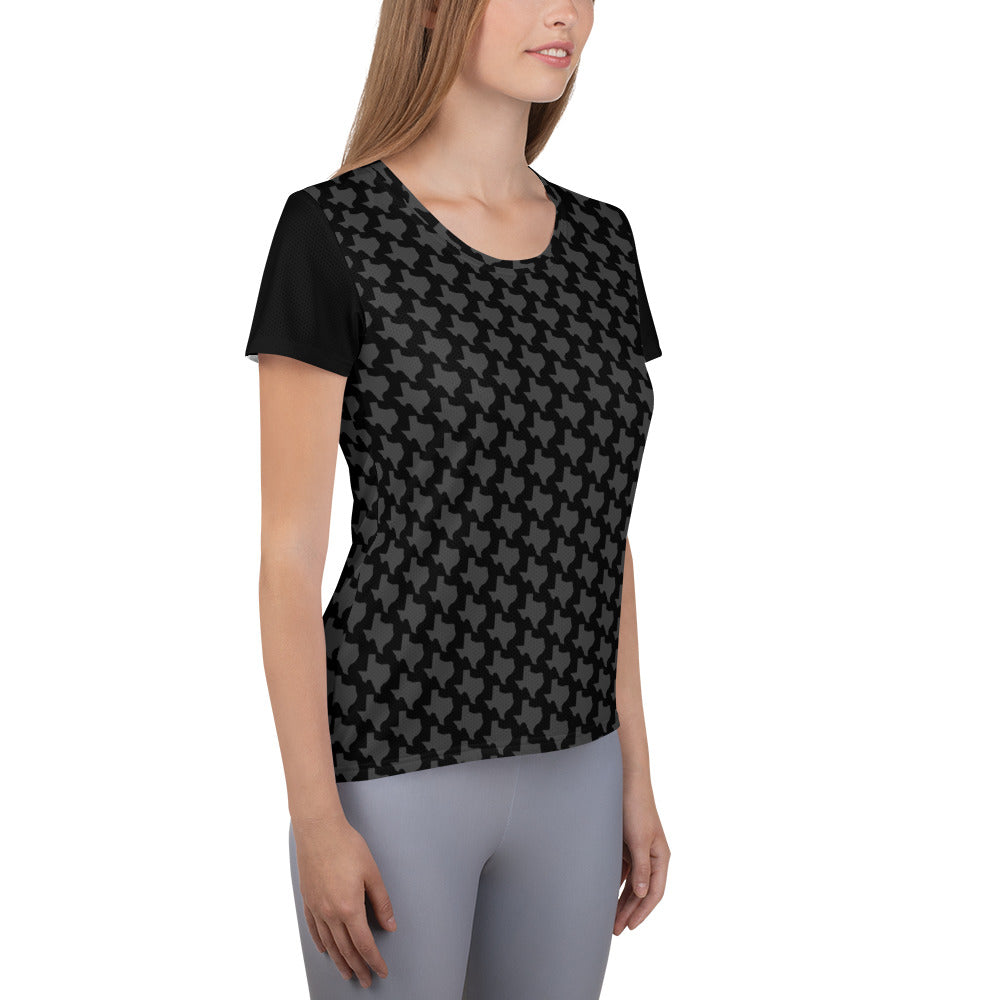 Texas - Black - Women's Athletic T-Shirt