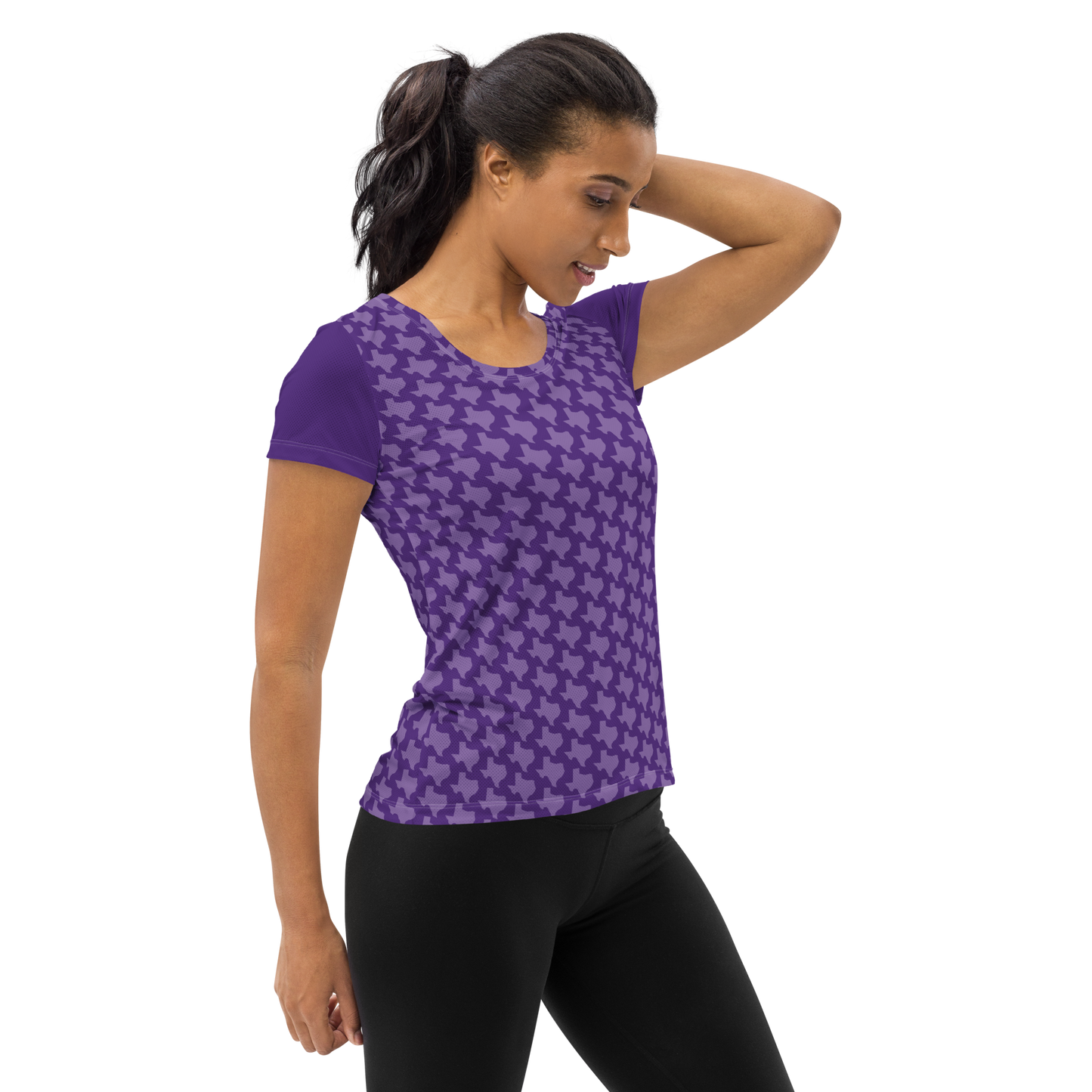 Texas - Purple - Women's Athletic T-shirt
