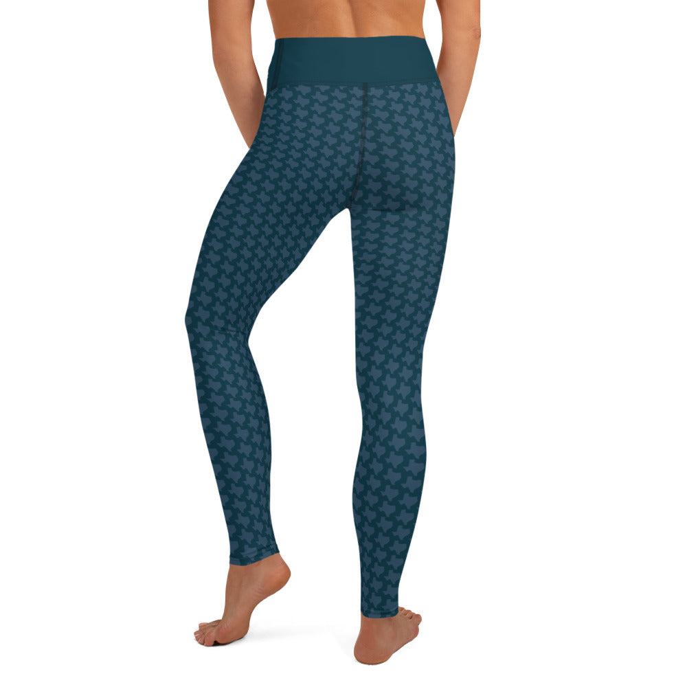 Texas - Dark Blue - Yoga Leggings
