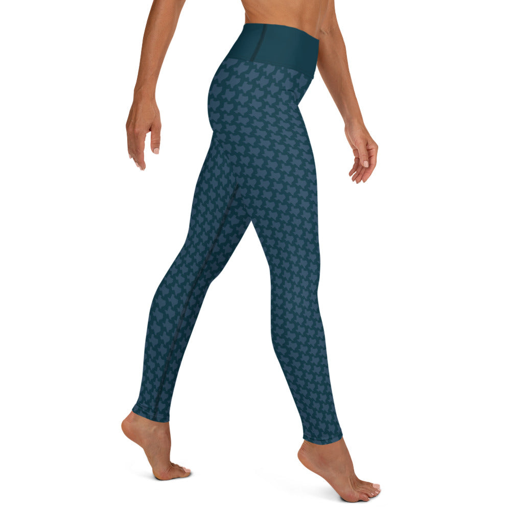 Texas - Dark Blue - Yoga Leggings