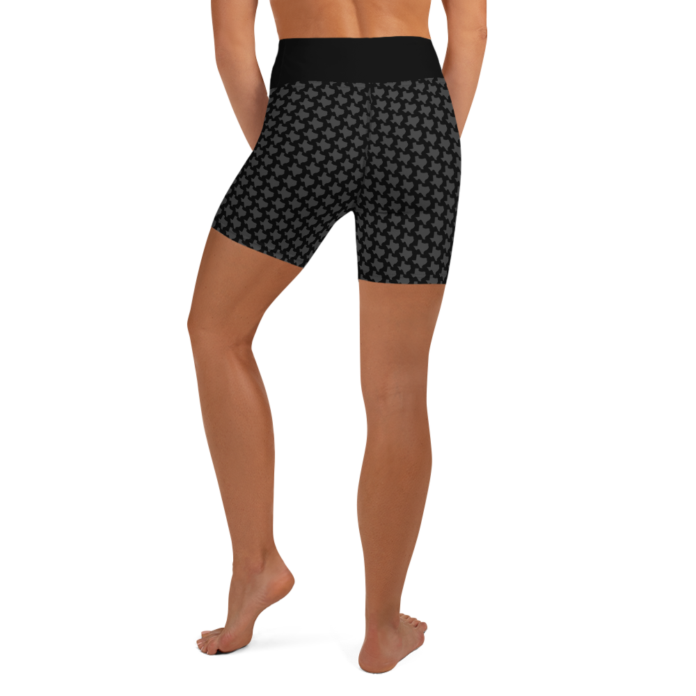 Texas - Black - Yoga Shorts
