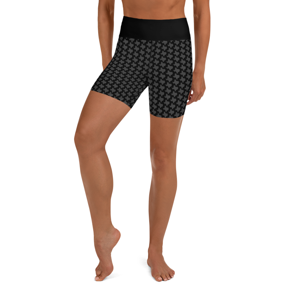 Texas - Black - Yoga Shorts