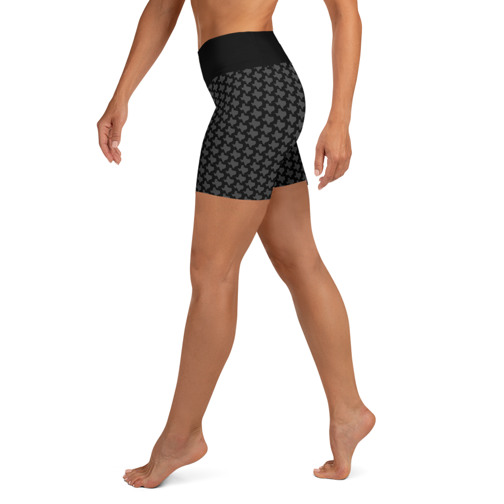 Texas - Black - Yoga Shorts
