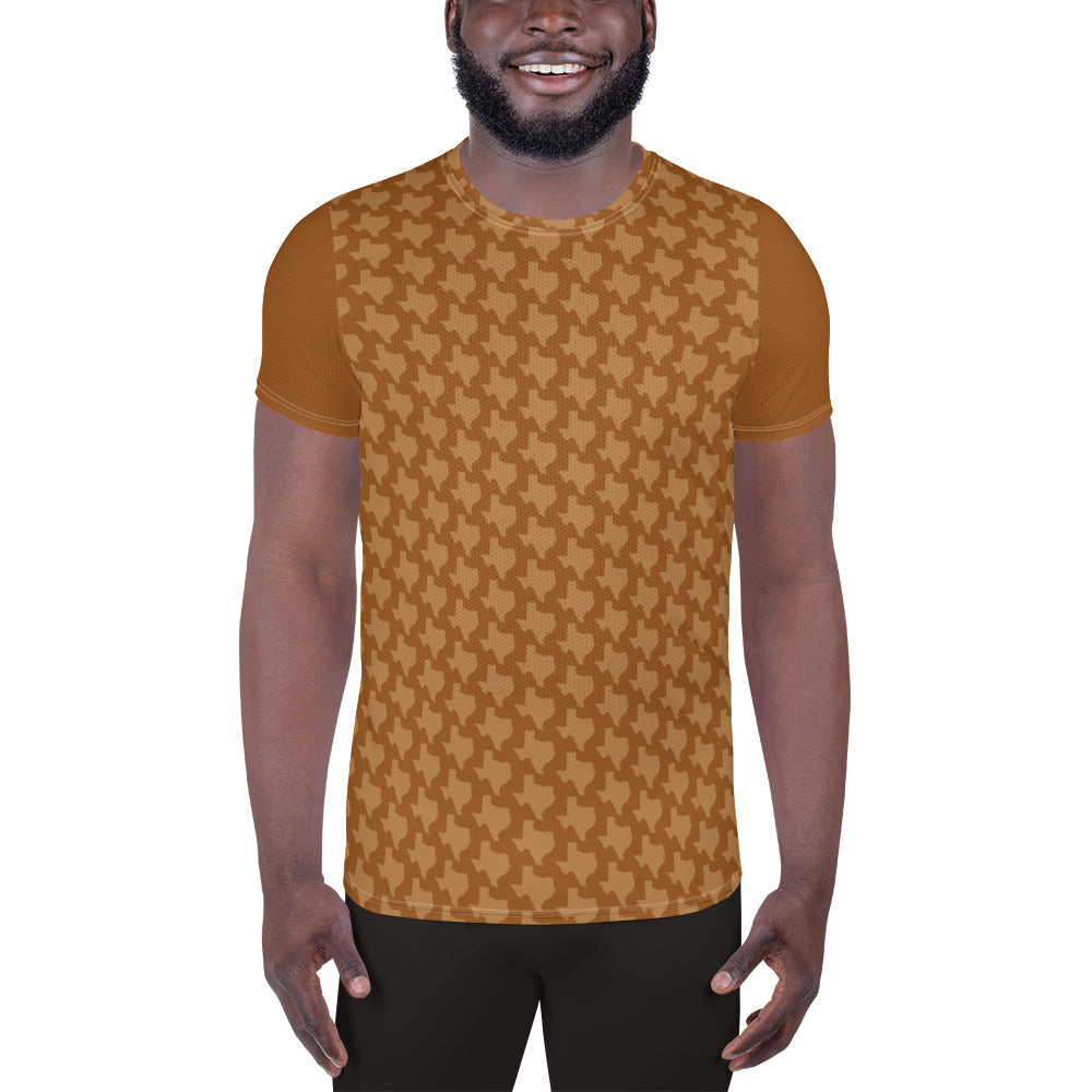 Texas - Burnt Orange - Men's Athletic T-Shirt