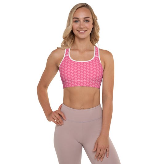 Texas - Pink - Padded Sports Bra