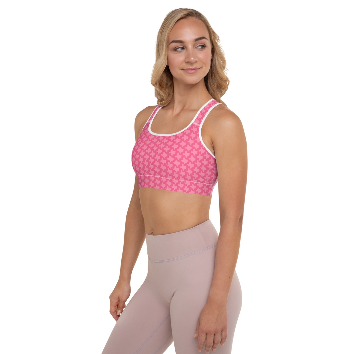 Texas - Pink - Padded Sports Bra