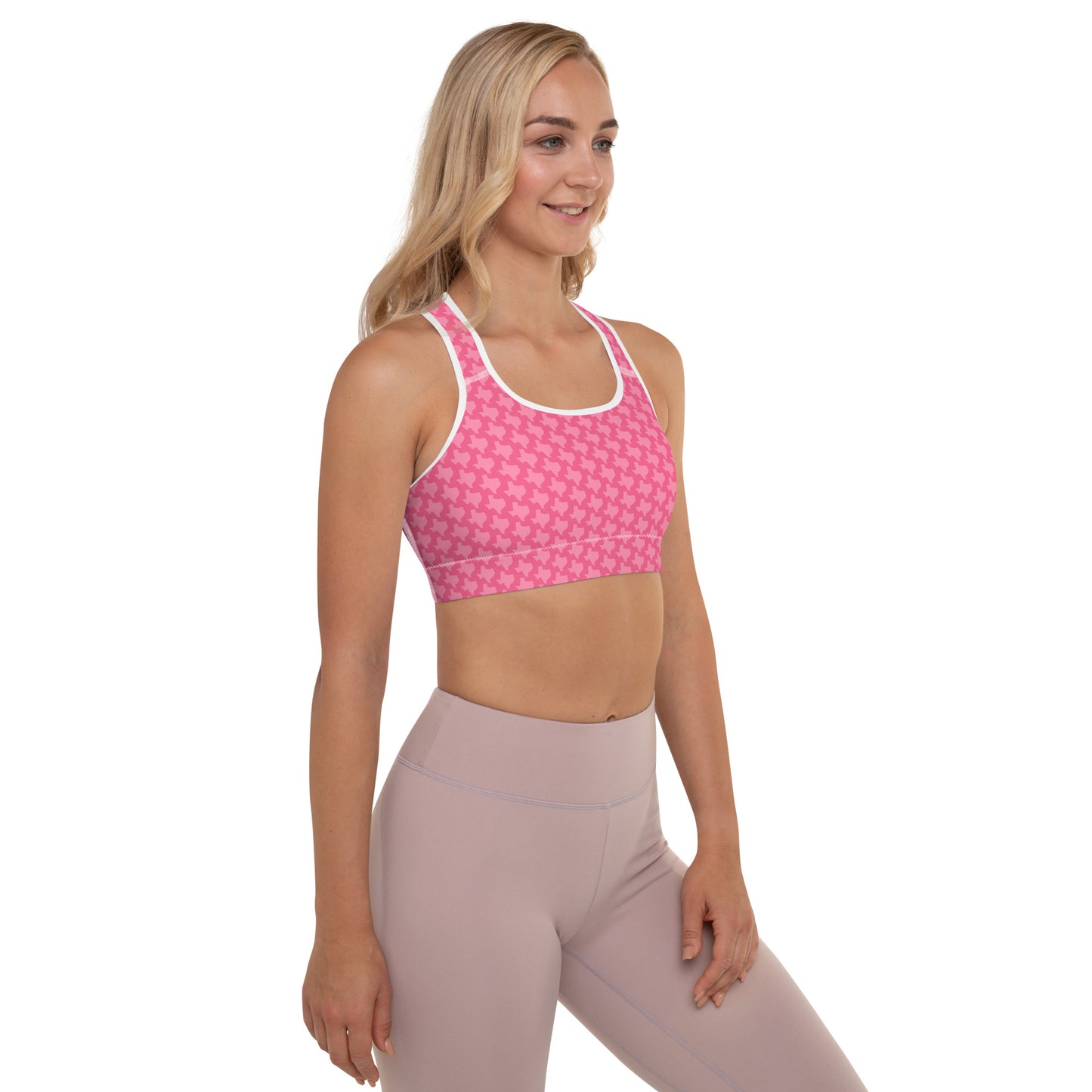 Texas - Pink - Padded Sports Bra
