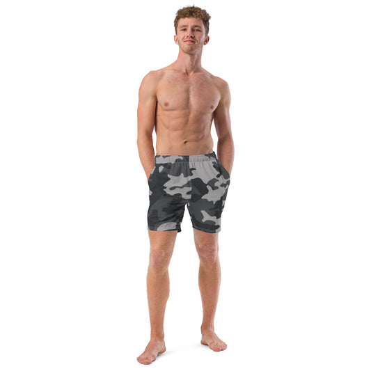 Grey Camo - Men's Swim Trunks