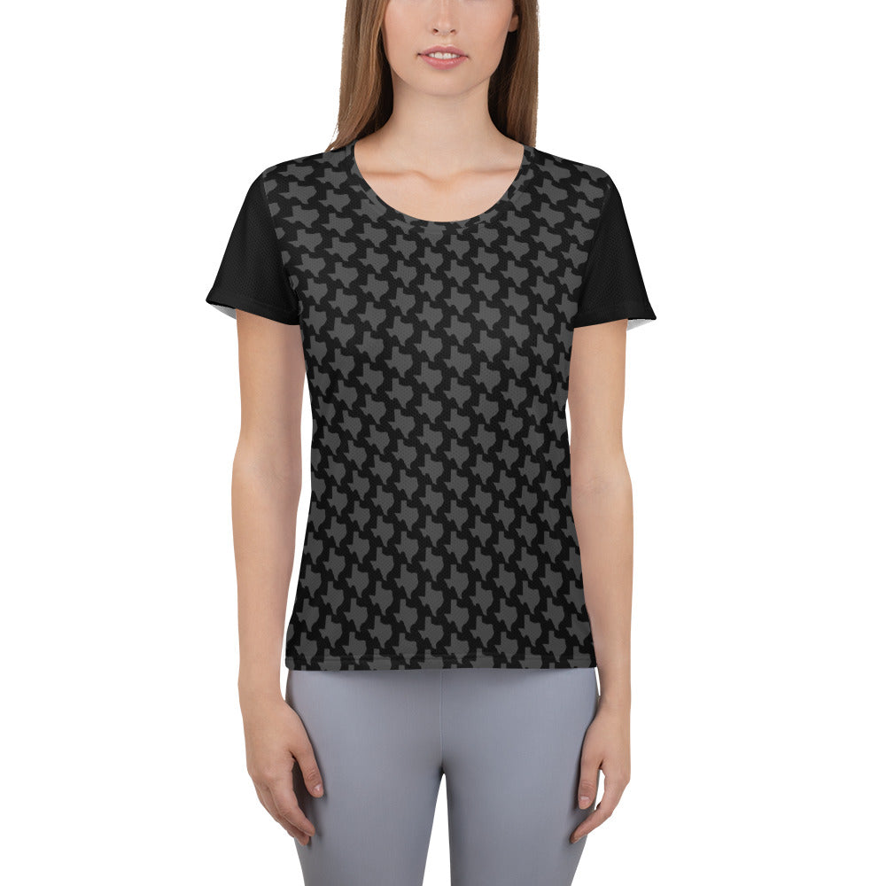 Texas - Black - Women's Athletic T-Shirt