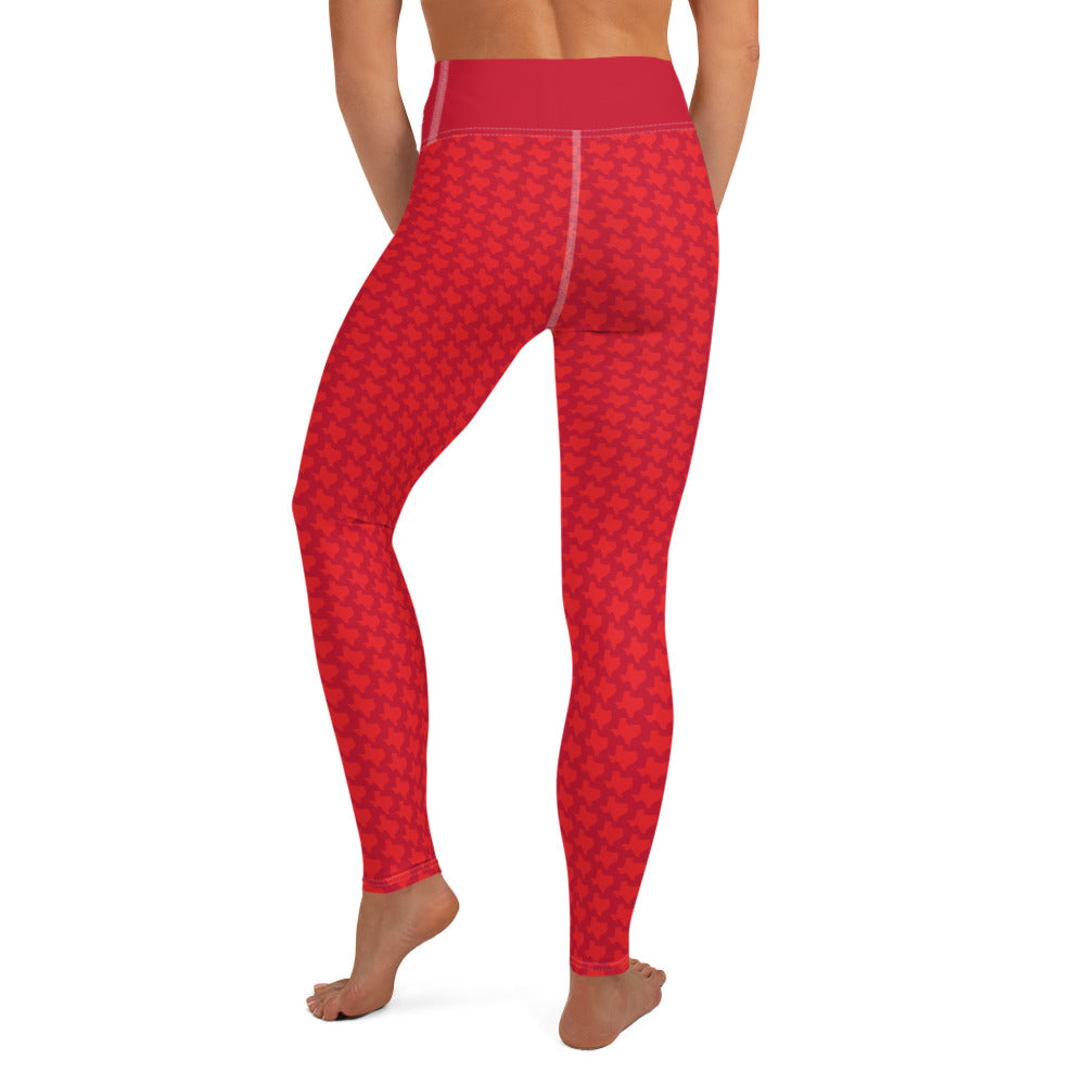 Texas - Red - Yoga Leggings