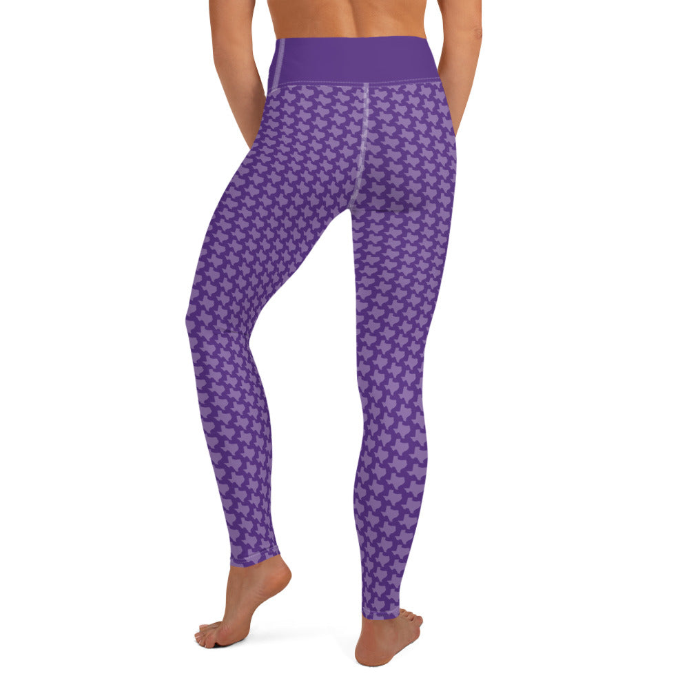 Texas - Purple - Yoga Leggings
