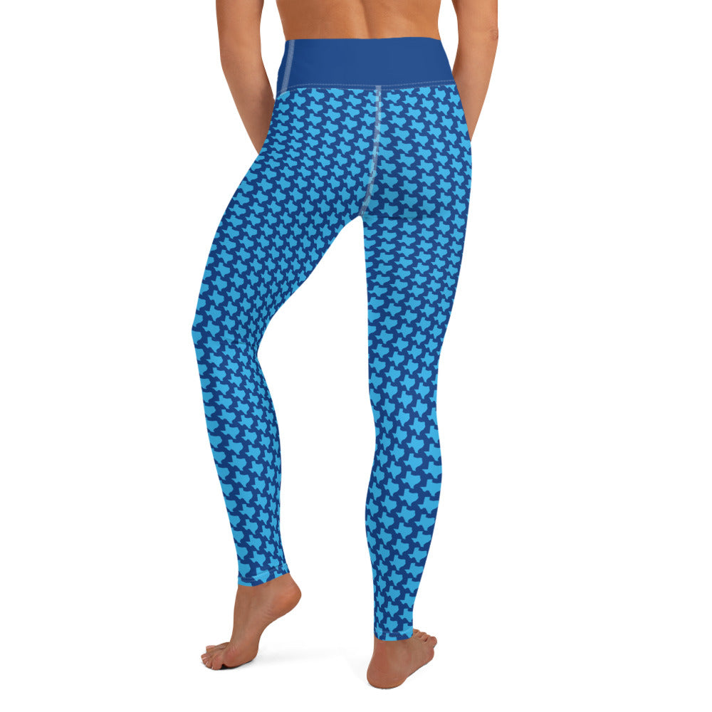 Texas - Blue - Yoga Leggings