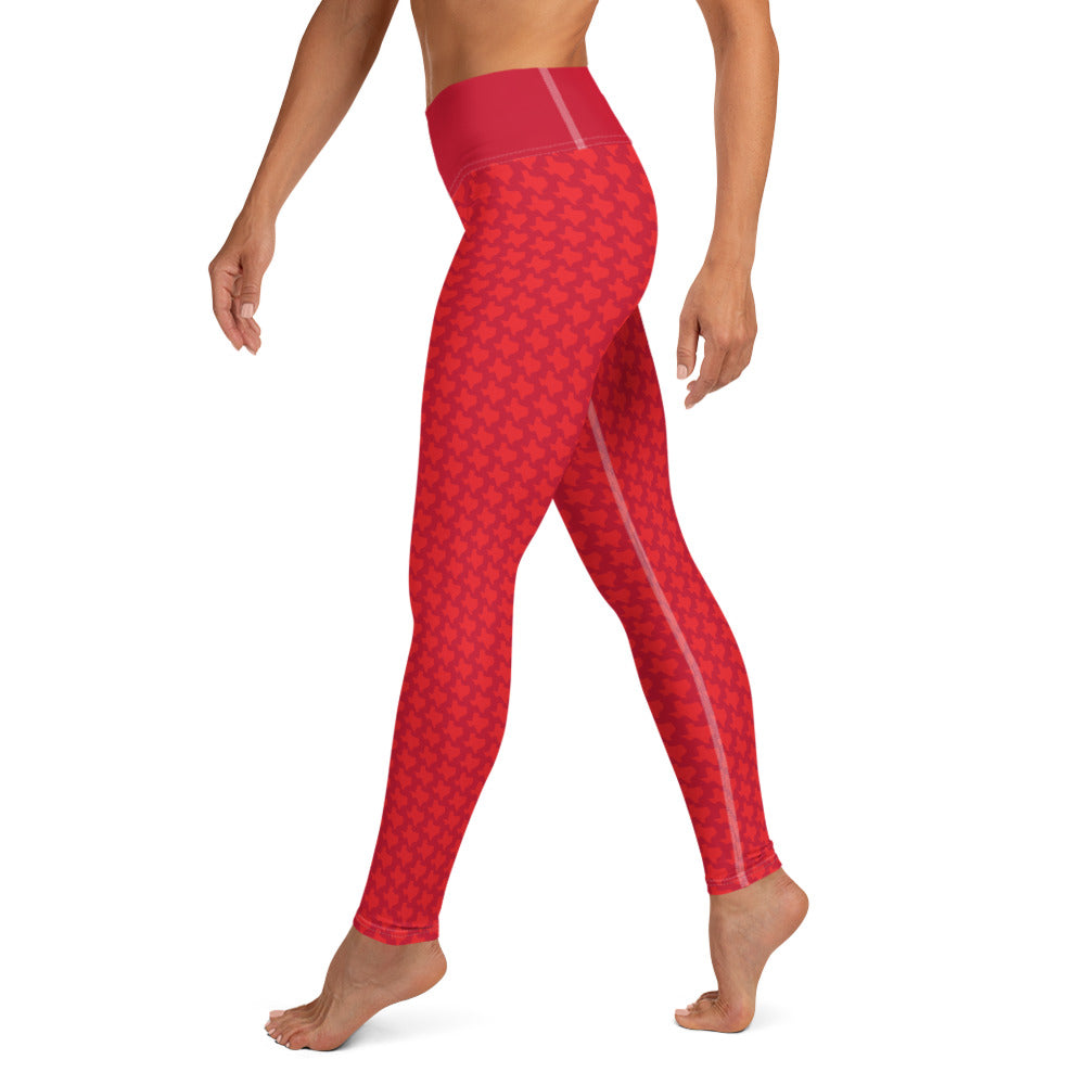 Texas - Red - Yoga Leggings
