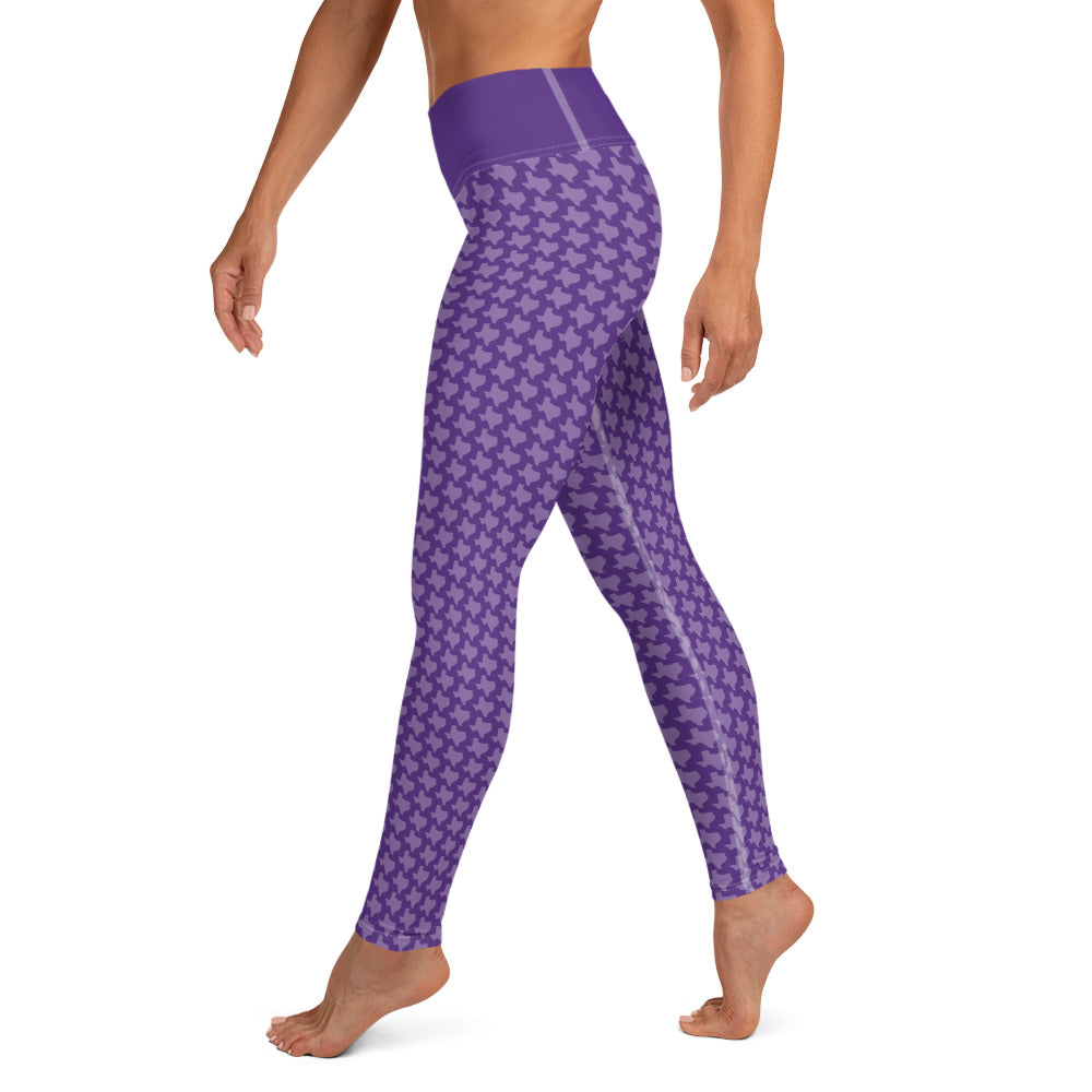 Texas - Purple - Yoga Leggings