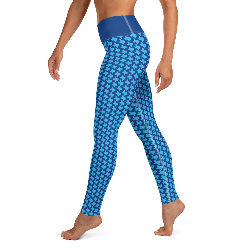 Texas - Blue - Yoga Leggings