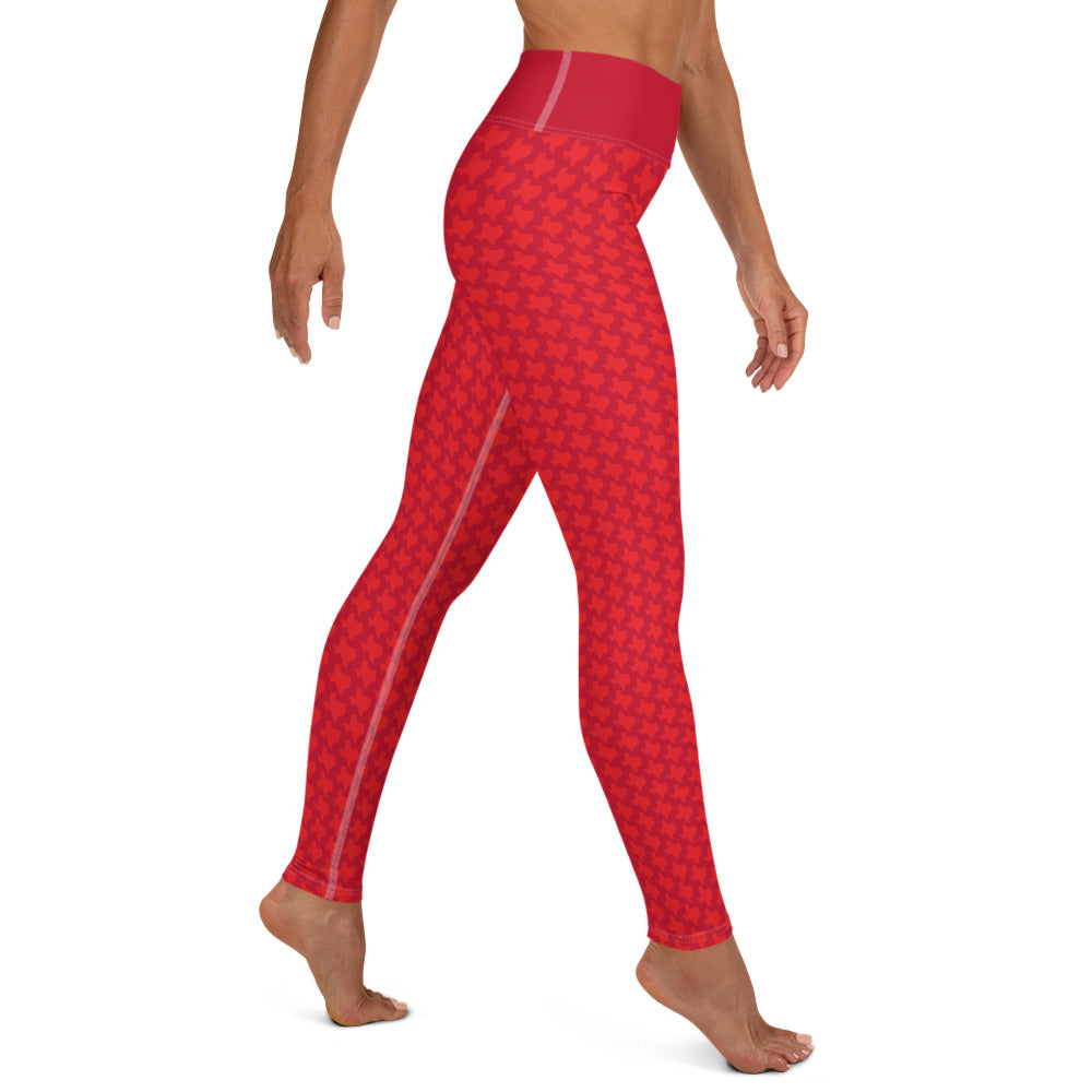 Texas - Red - Yoga Leggings