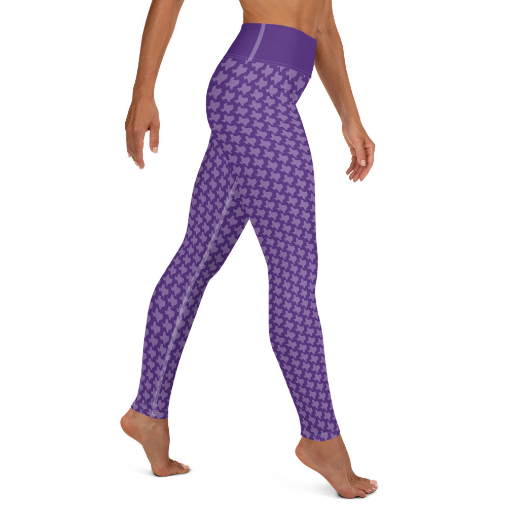 Texas - Purple - Yoga Leggings