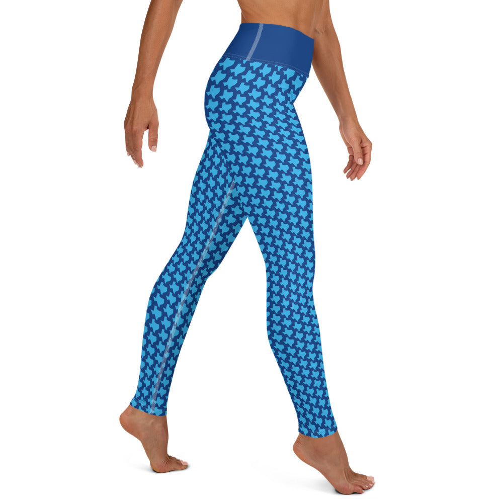 Texas - Blue - Yoga Leggings