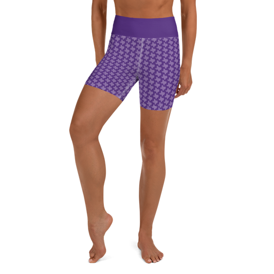 Texas - Purple - Yoga Shorts