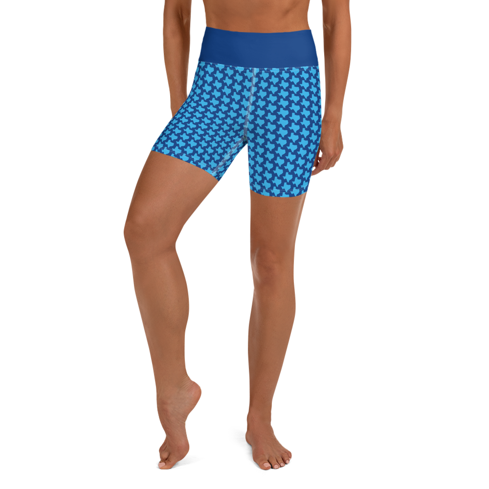Texas - Blue - Yoga Shorts
