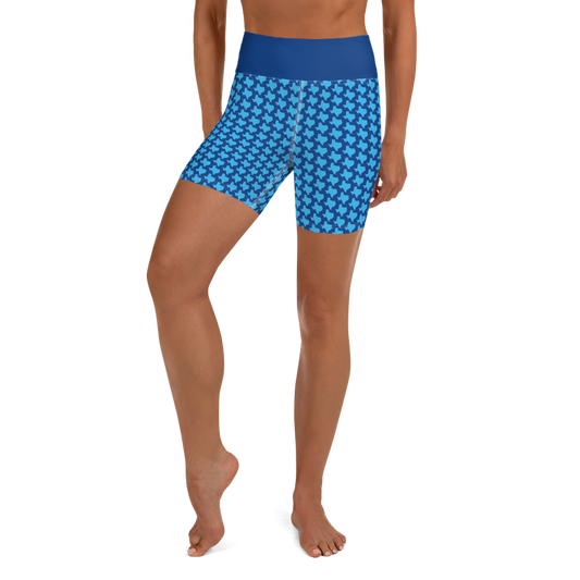 Texas - Blue - Yoga Shorts