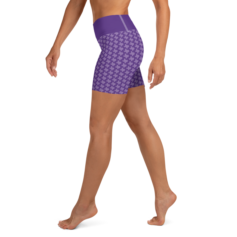 Texas - Purple - Yoga Shorts