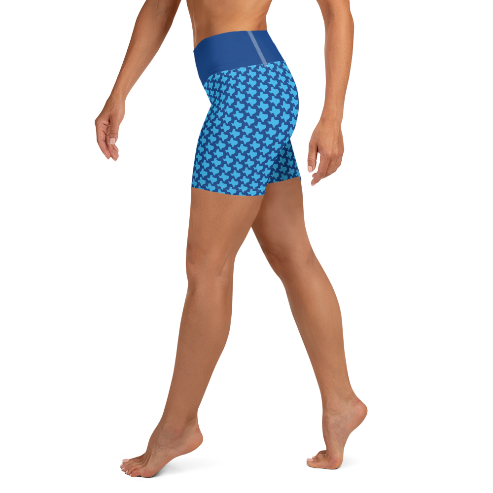 Texas - Blue - Yoga Shorts