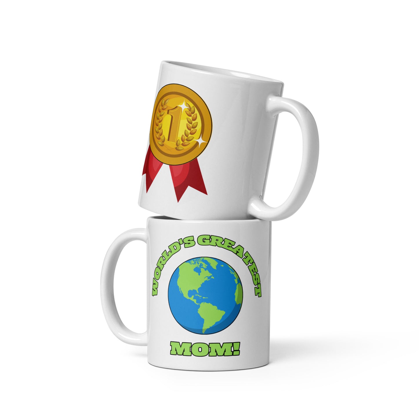 World's Greatest Mom - White Glossy Mug