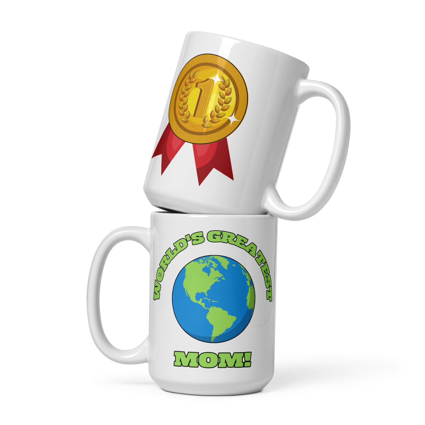 World's Greatest Mom - White Glossy Mug