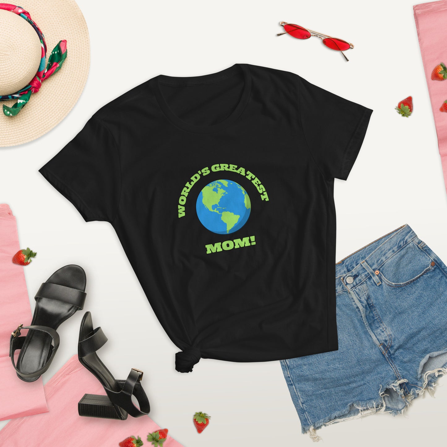 World's Greatest Mom - Women's Short Sleeve T-Shirt - Available in Several Colors