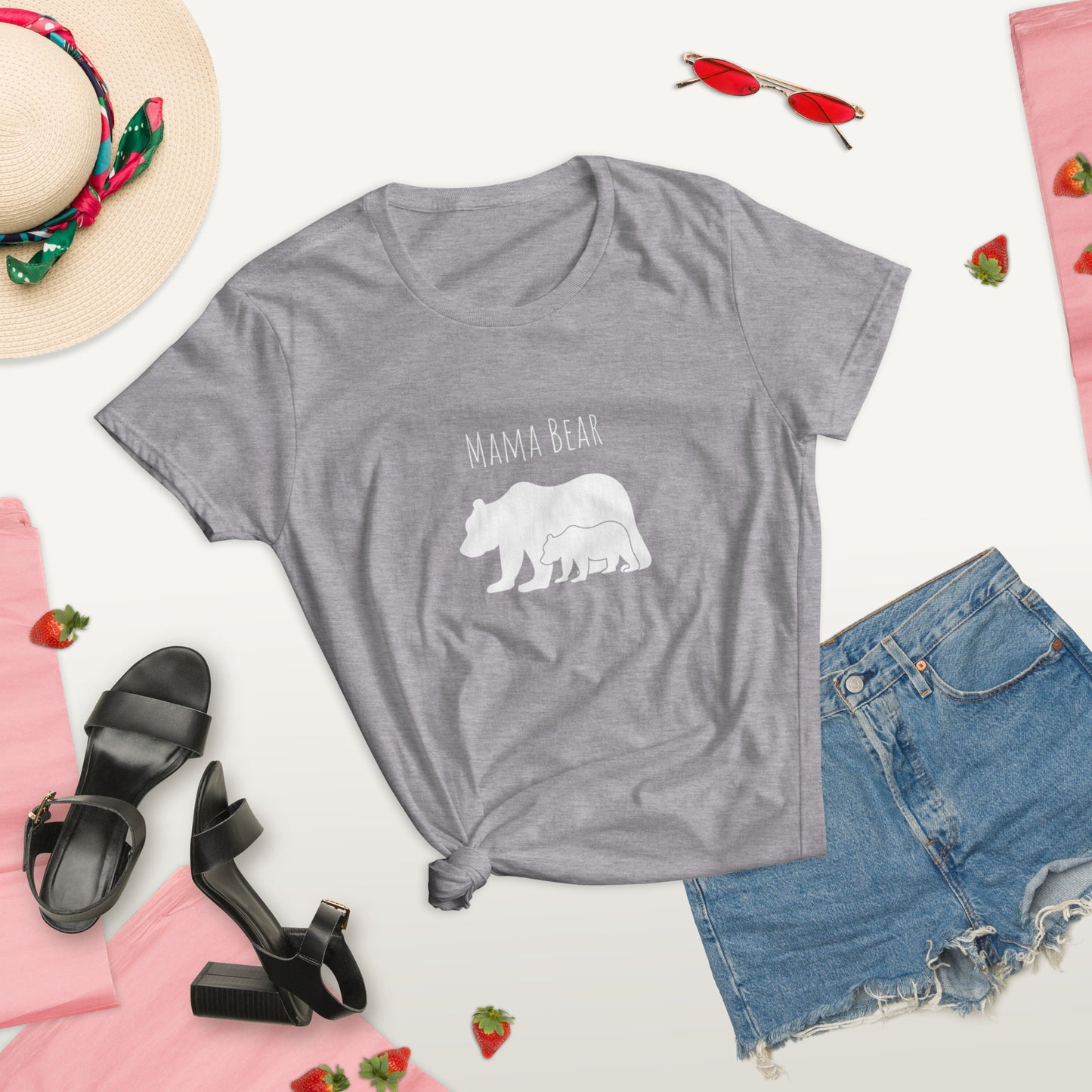 Mama Bear - Women's Short Sleeve T-Shirt - Available in 8 Colors
