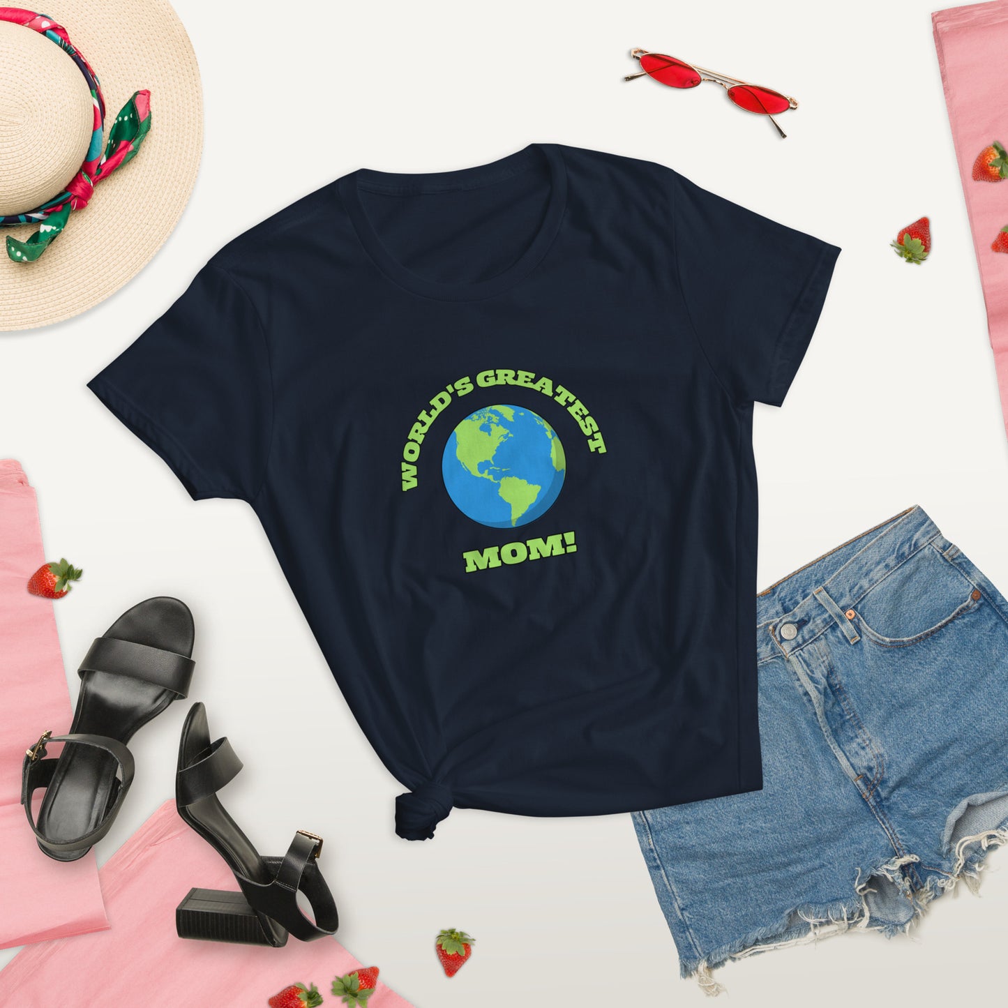 World's Greatest Mom - Women's Short Sleeve T-Shirt - Available in Several Colors