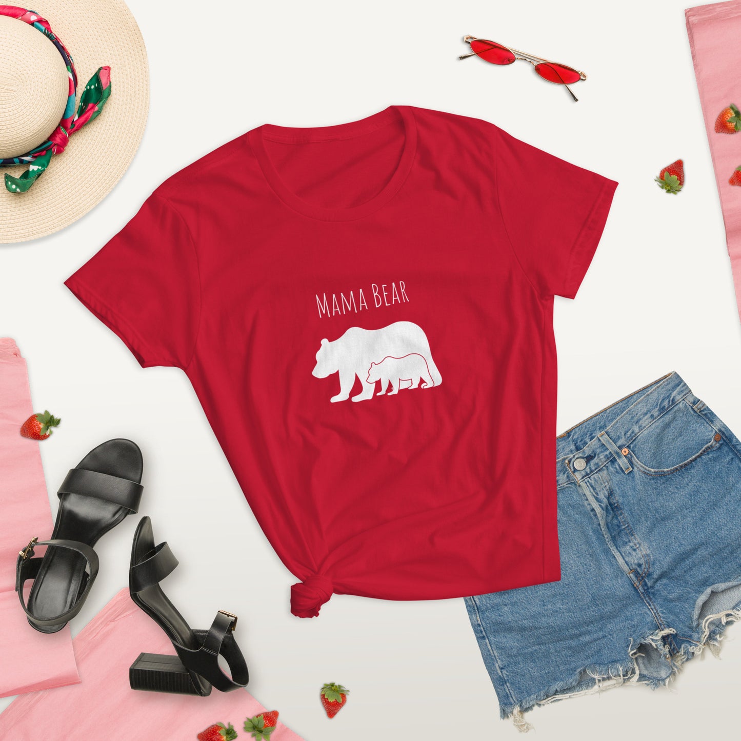 Mama Bear - Women's Short Sleeve T-Shirt - Available in 8 Colors
