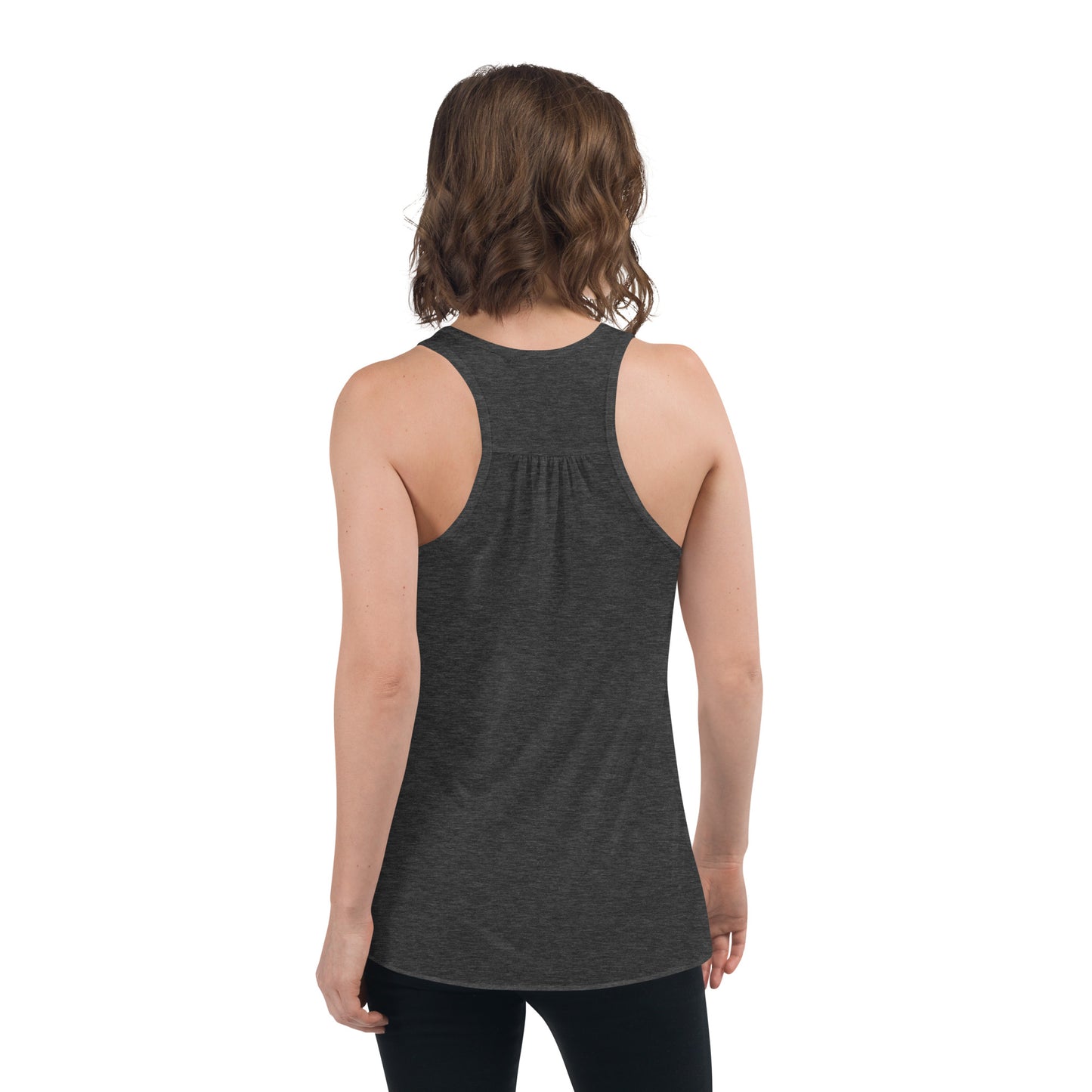Mama Bear - Women's Flowy Racerback Tank - Black and Dark Grey Available